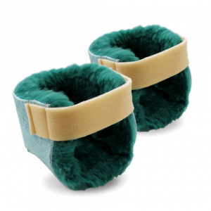 Suede discount heel protectors