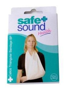 Safe & Sound Calico Triangular Bandage BP