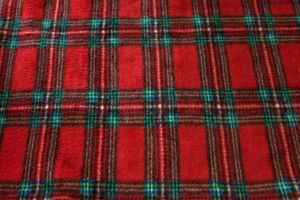 Anti-Pil Polyester Fleece Tartan Blanket