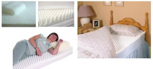 Ripple Foam Mattress Topper