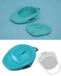 Bed Pan Slipper with Lid